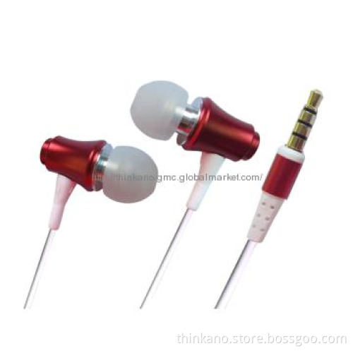 Best in Ear Headphones with CE RoHS qualification Metallic earphone